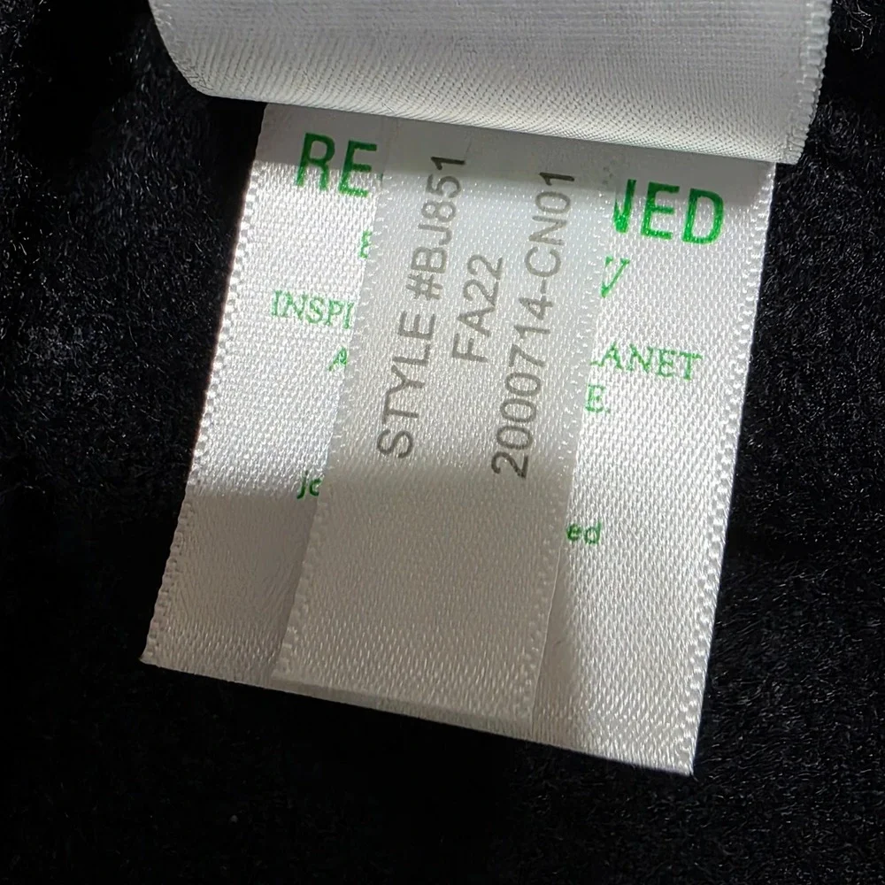 J Crew Extra Soft Crewneck Pullover‎ Sweater Black XS